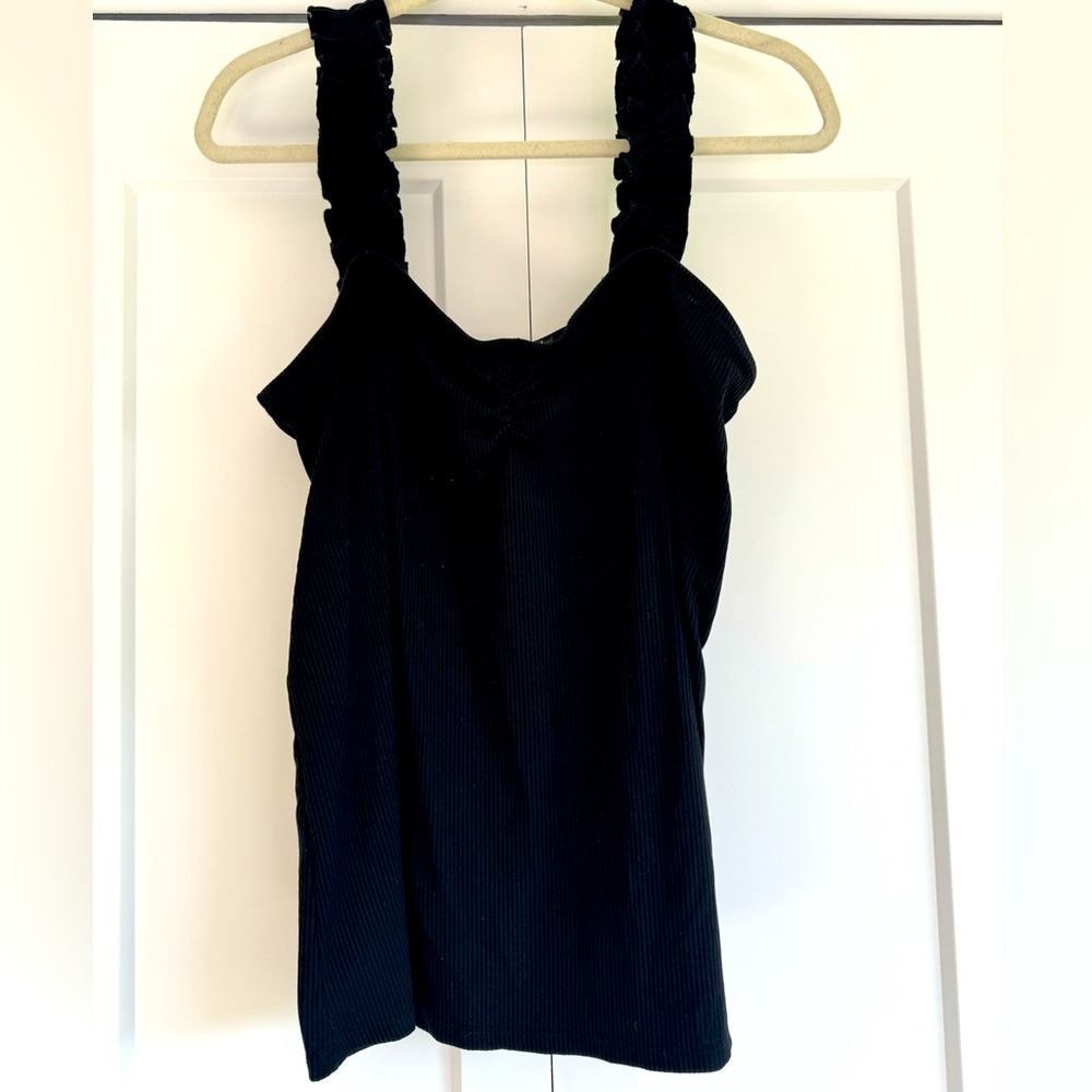 ELOQUII Ruffle Tank Top